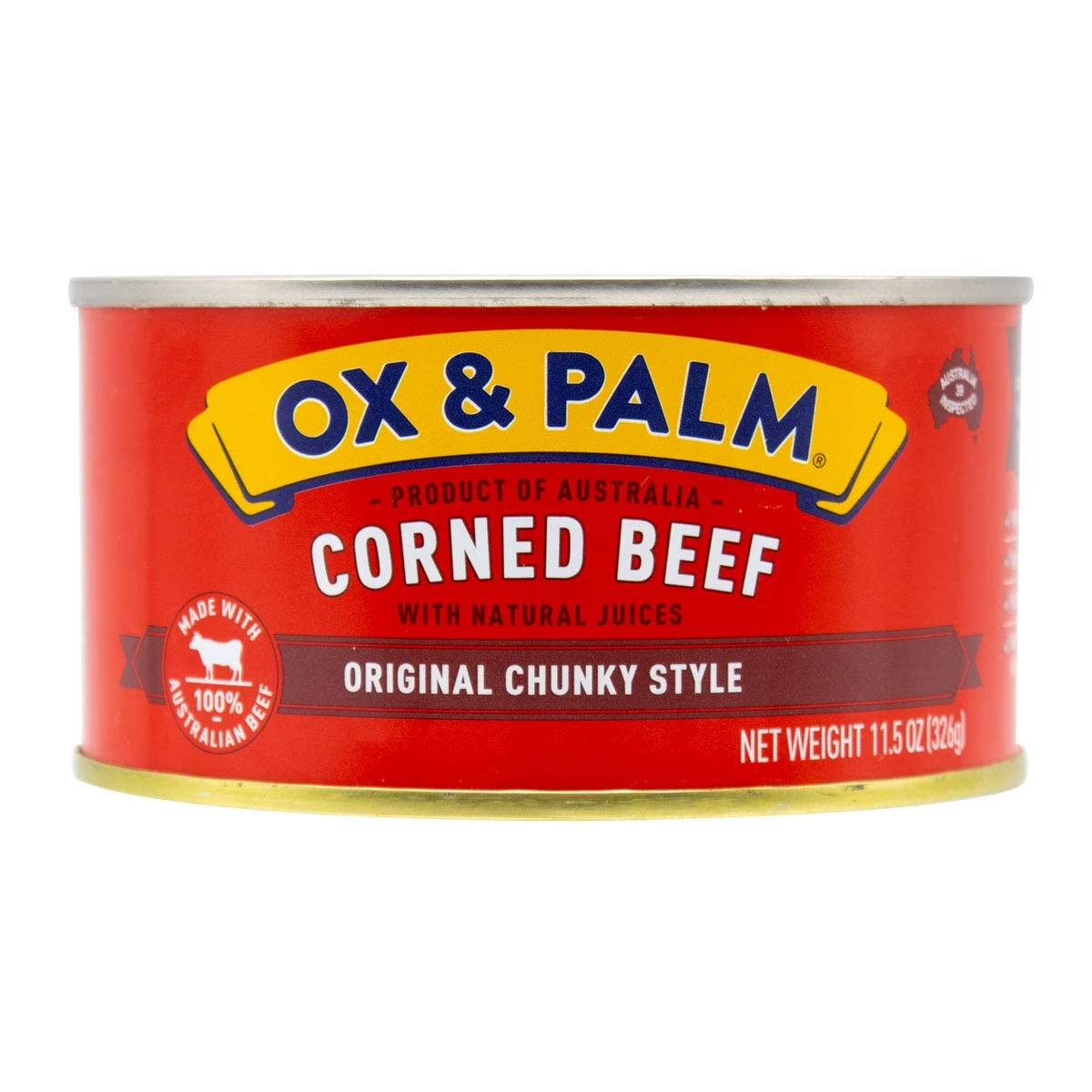 OX & Palm corned beef with Natural Juices original chunky Style 11.5 oz…