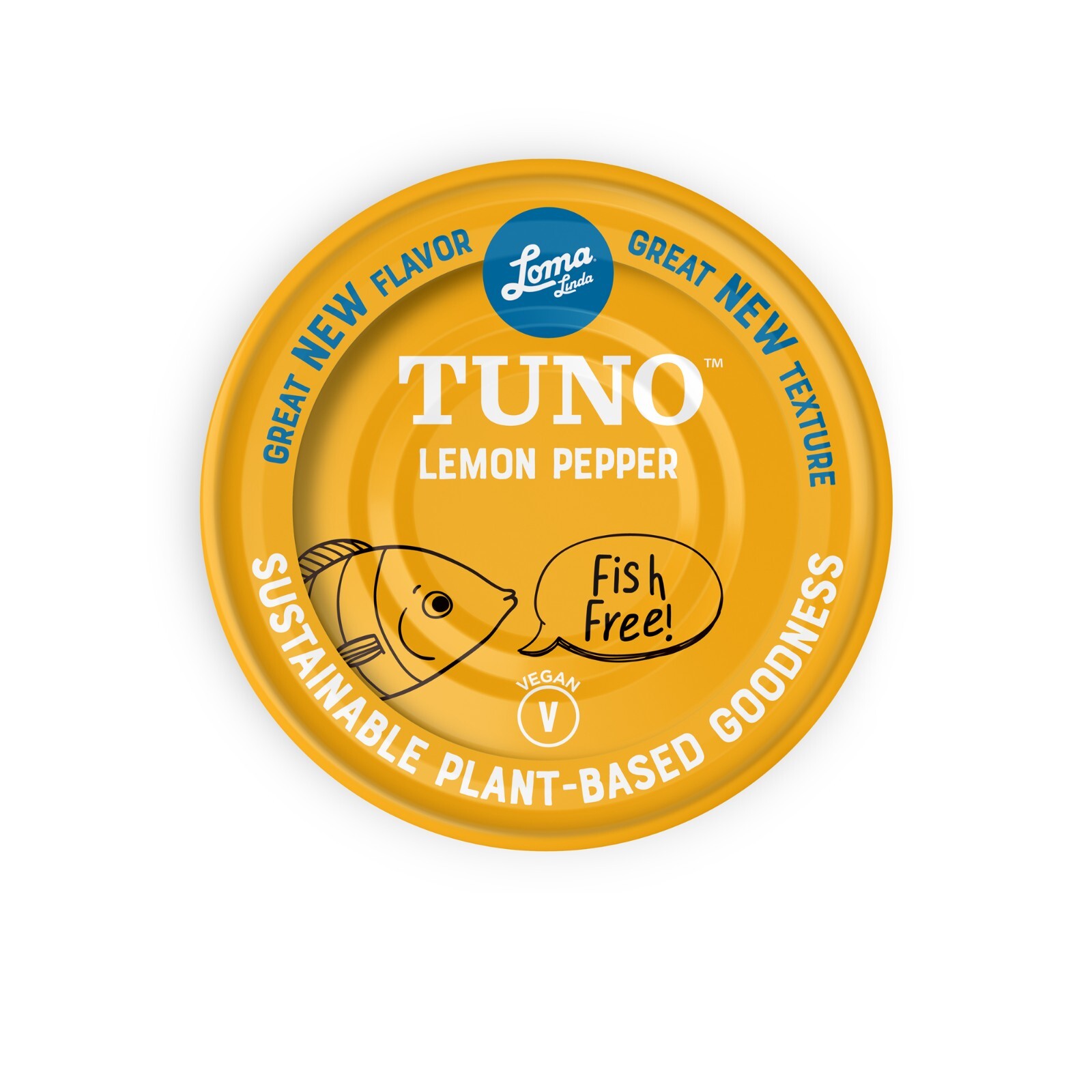 Loma Linda – Lemon Pepper Tuno (5 oz.) – Fishless Tuna – Vegan