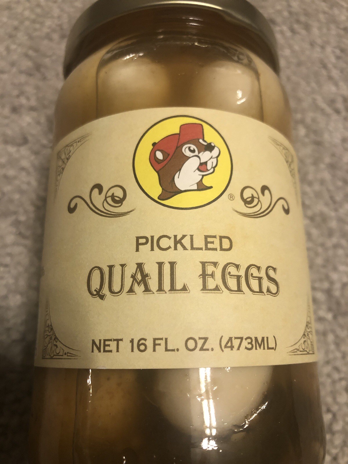 Bucc-ees Pickled Quail Eggs 16 FL. OZ (473ML)
