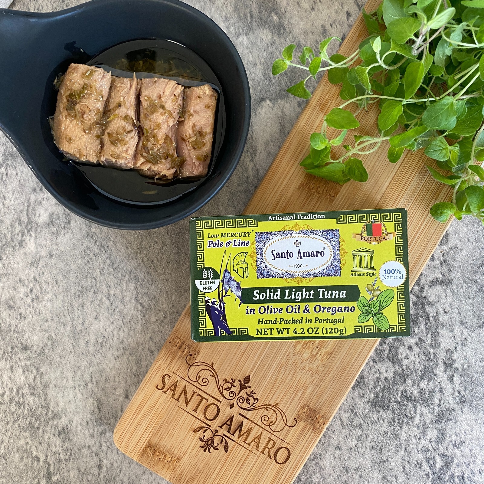 Santo Amaro 3 Flavor Variety Pole & Line Wild Tuna Fillets in Virgin Olive Oil