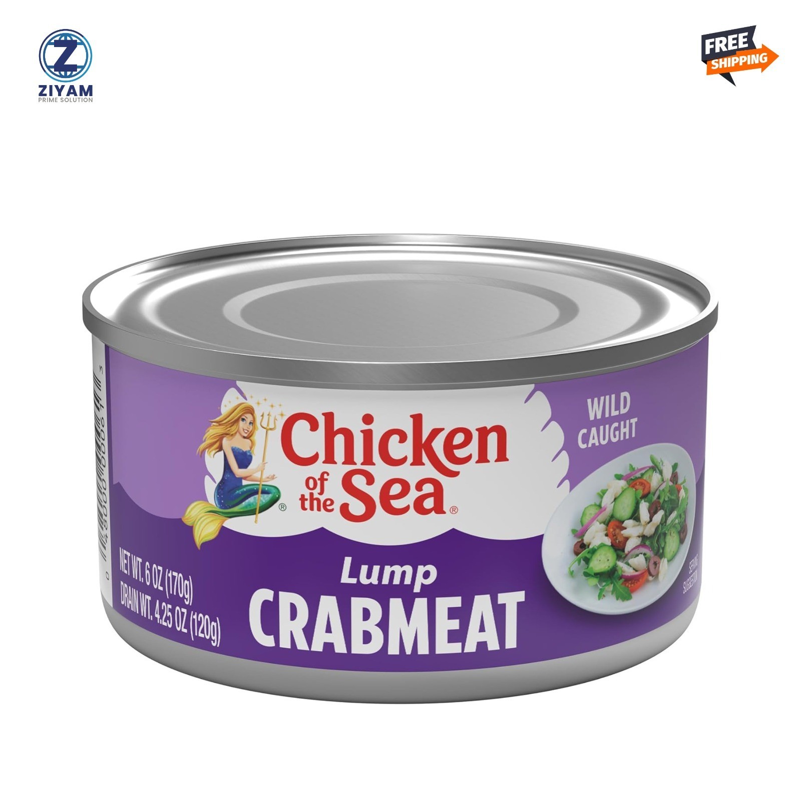 Chicken of the Sea Lump Crab – 6 oz Can