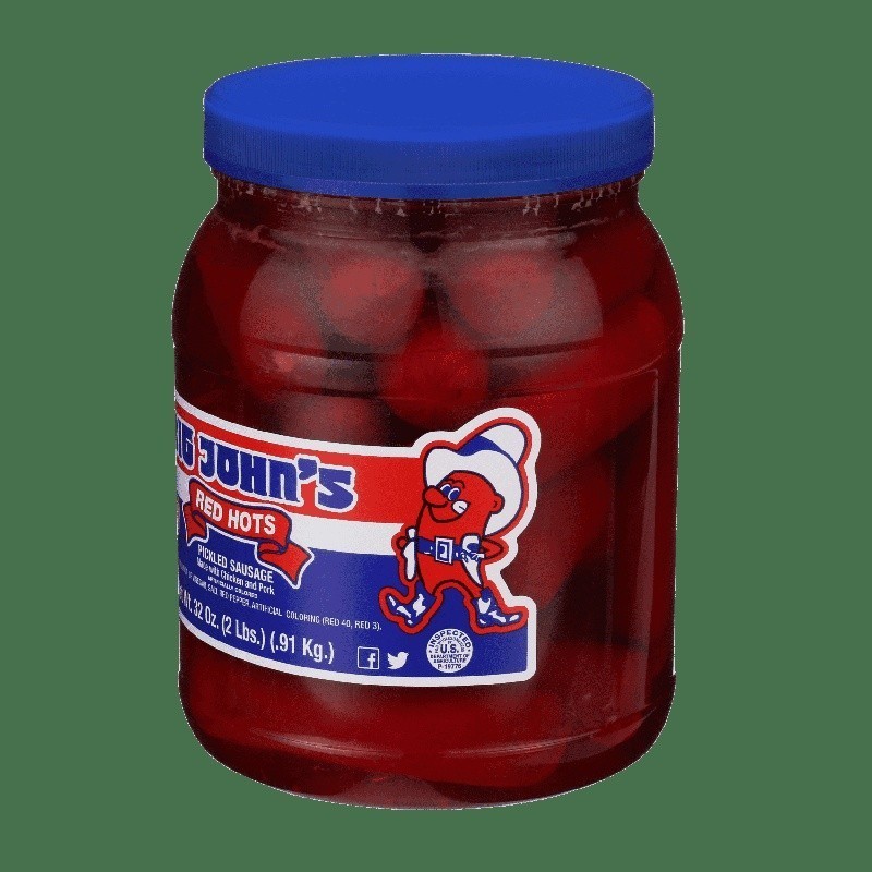 Pickled Sausages Smoked Protein Snack Ready to Eat Low Carb Resealable Jar New
