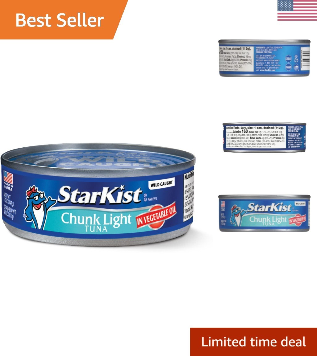 Chunk Light Tuna in Oil – 5 oz Can