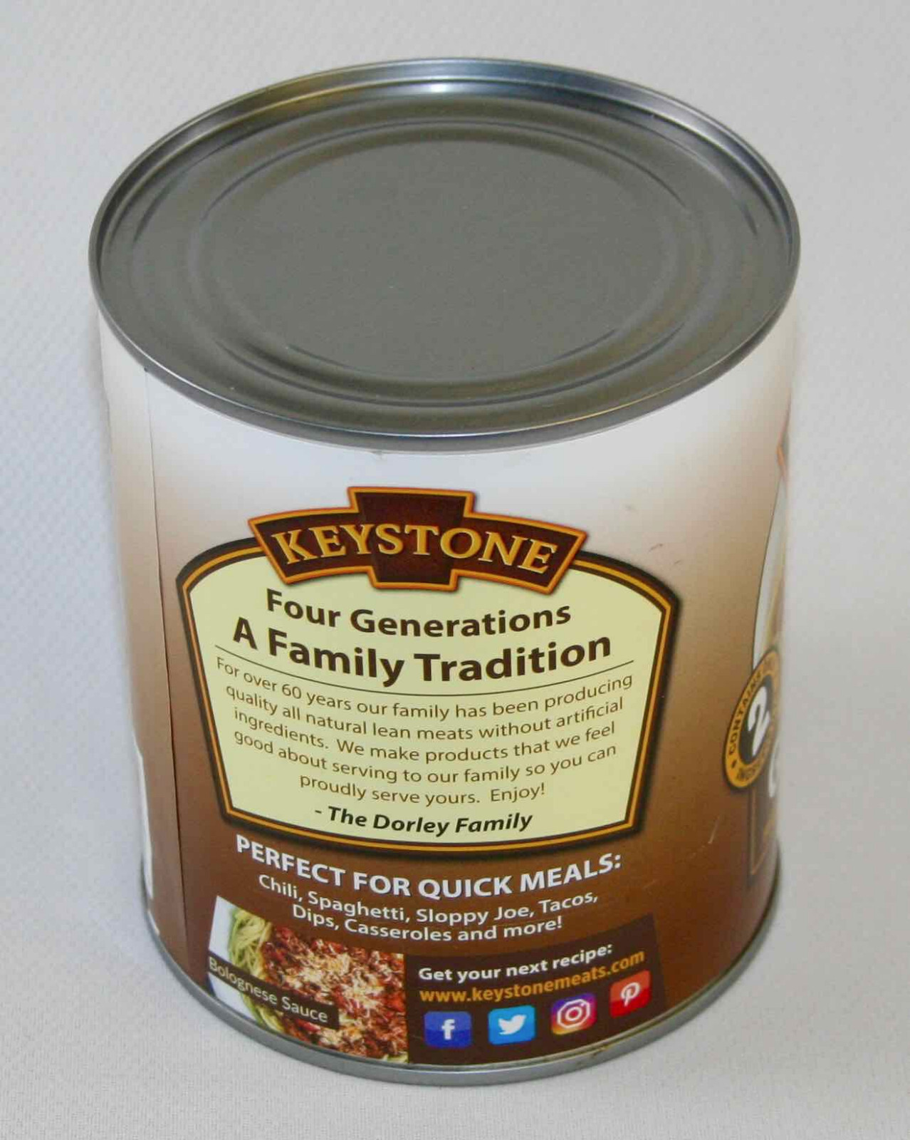 KEYSTONE Beef & Ground Beef ALL NATURAL 6 cans mixed – 28 OZ each 168 oz total