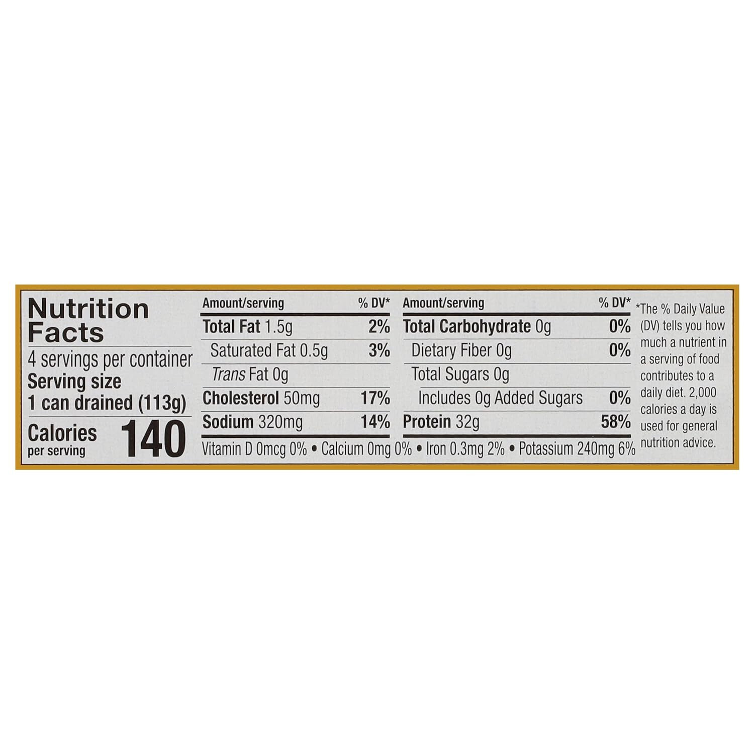 Bumble Bee Prime Solid White Albacore Tuna Low Sodium in Water 5 Oz, Pack of 4