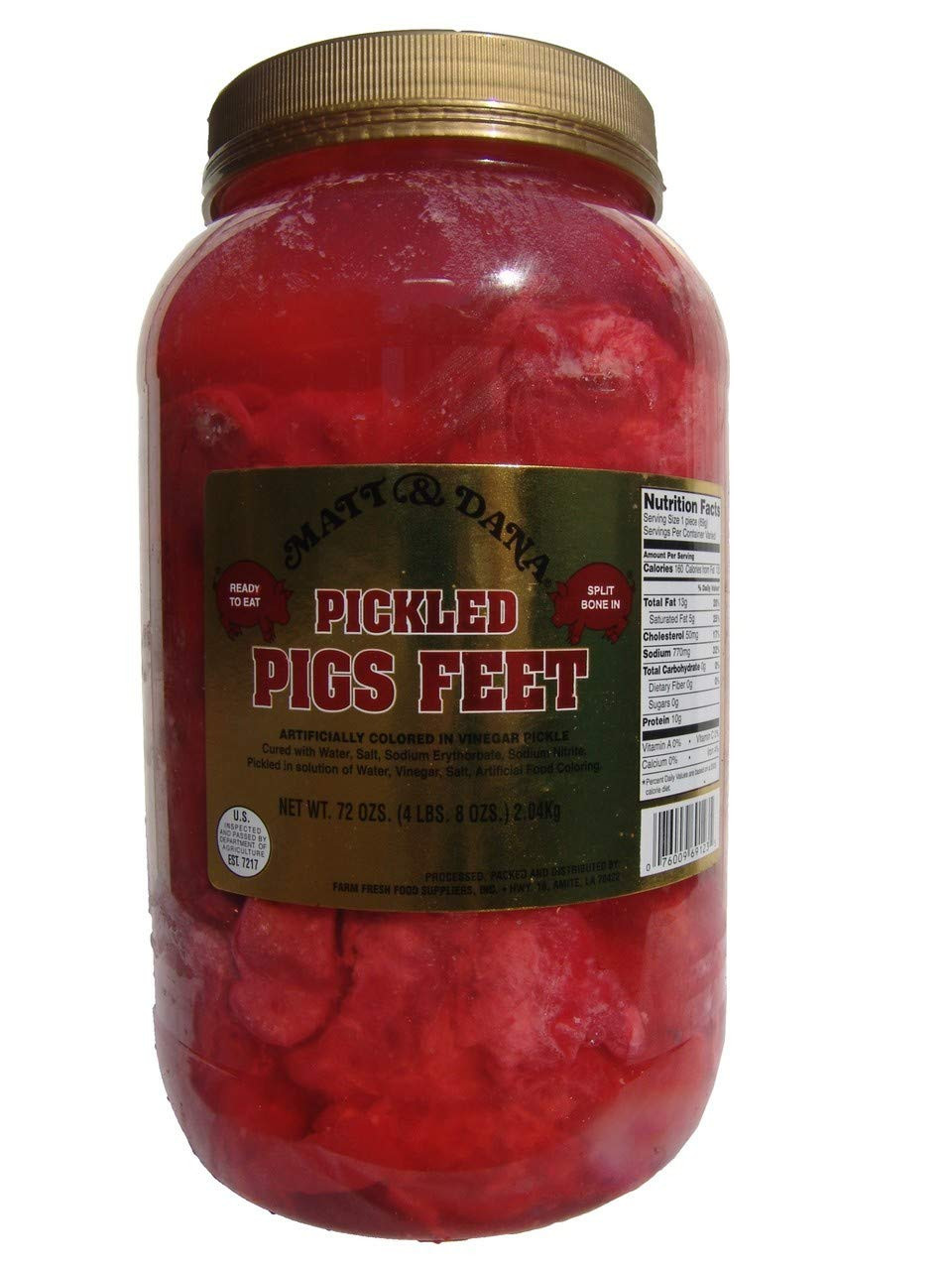 Pickled Pigs Feet 68 oz and Farm Fresh Food Suppliers
