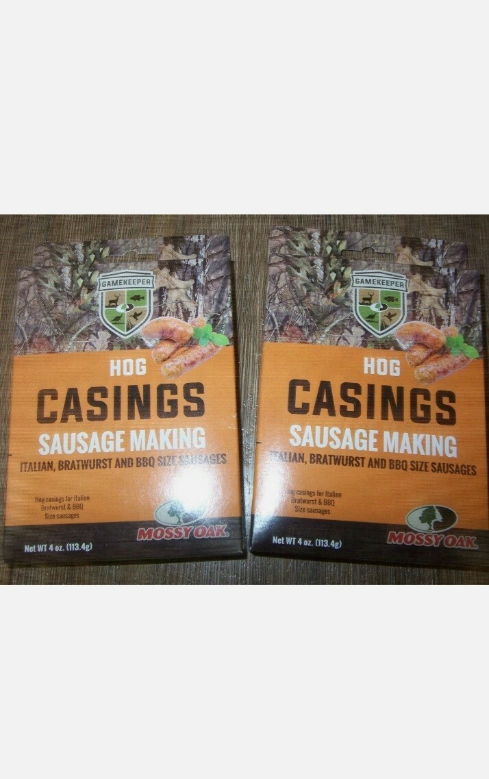 2 Packs of Gamekeeper Hog Casings Sausage Making Eastman Outdoors NIP 38547