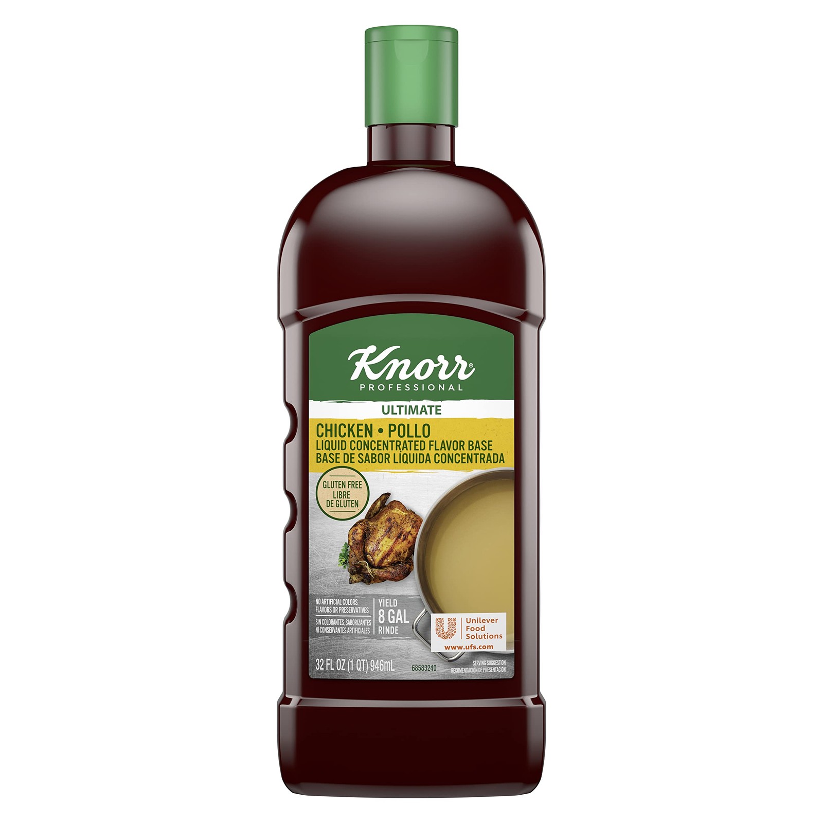 Knorr Professional Ultimate Chicken Liquid Concentrated 32 Fl Oz (Pack of 4)