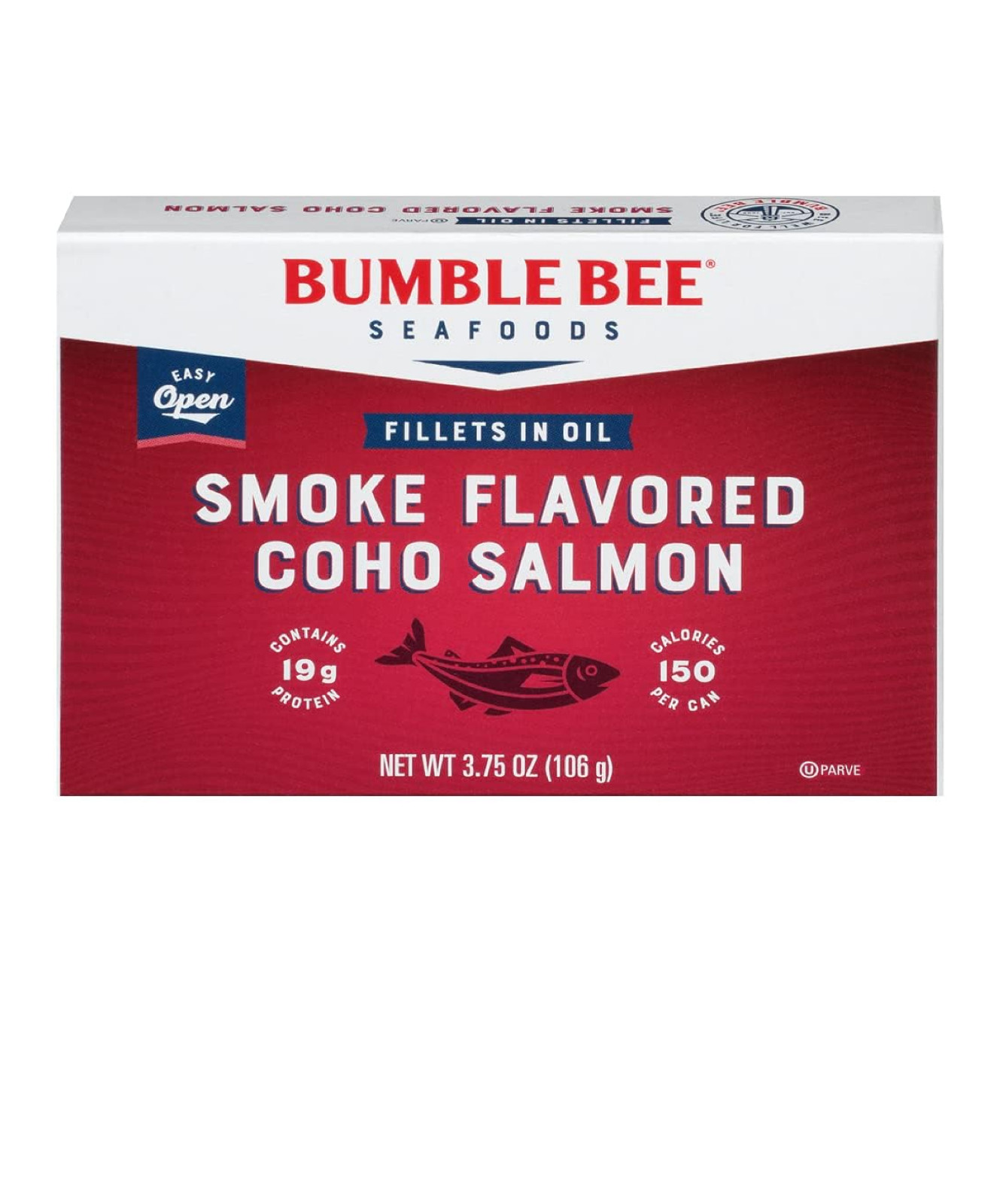 Bumble Bee Smoke Flavored Red Coho Salmon Fillets in Oil, 3.75 oz (Pack of 1) –