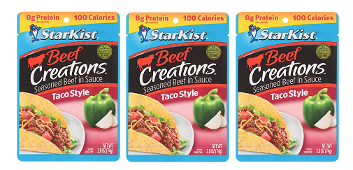 StarKist Beef Creations Taco Style Pouch 3 Pack