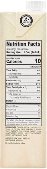 Member’s Mark Chicken Broth (32 oz., 6 pk.)