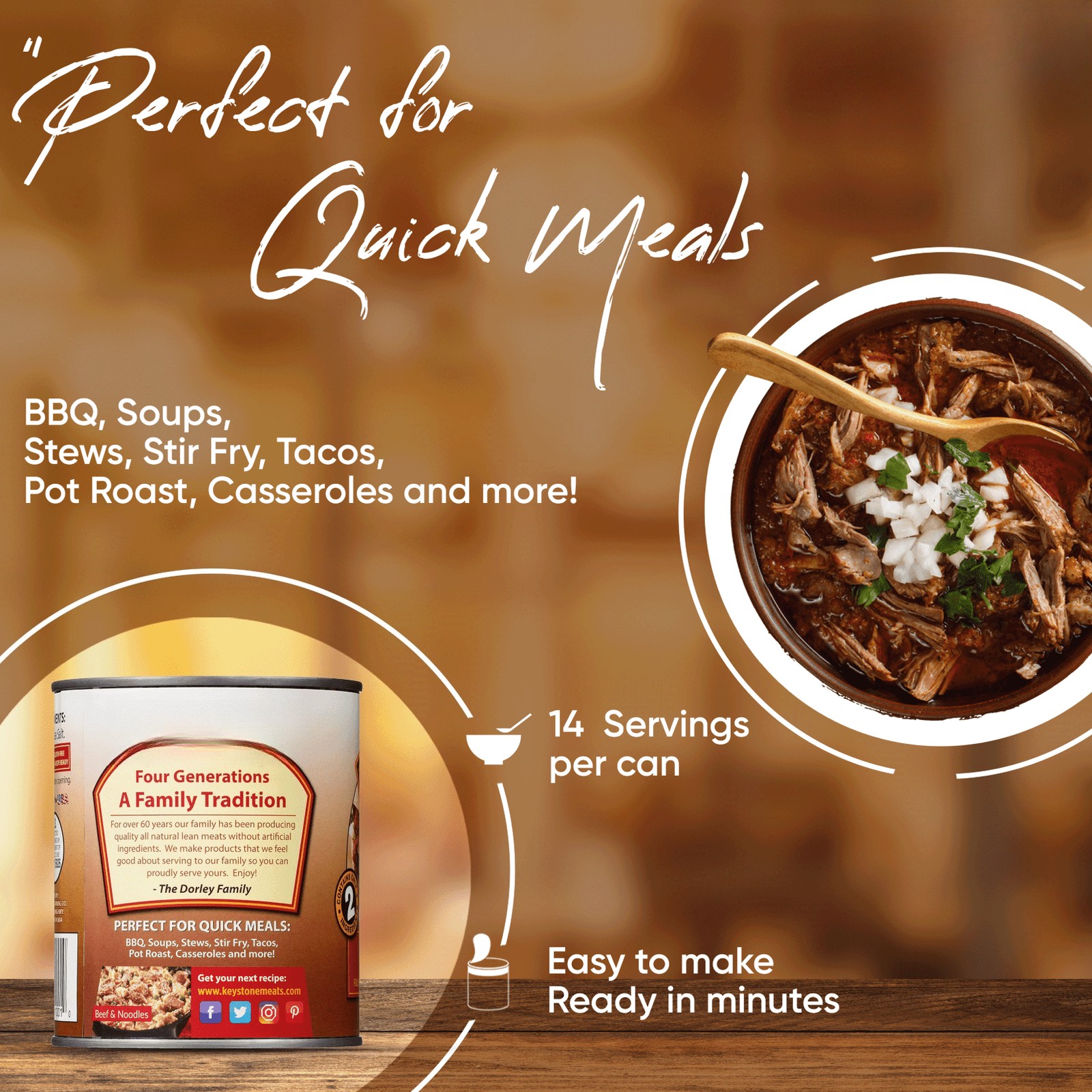 (2 pack) All Natural Beef, 28 oz Can