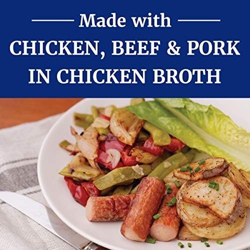 Canned Vienna Sausage in Chicken Broth, 4.6 OZ – Pack of 24, Protein Snack