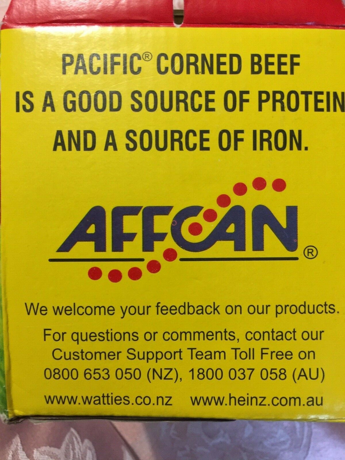 PACIFIC BRAND CORNED BEEF 4 CAN VALUE PACK 340 G EACH TIN 1.2 KG BEEF