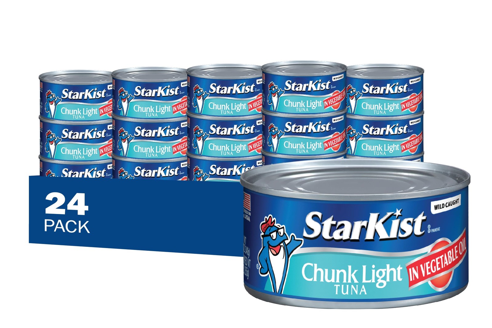StarKist Chunk Light Tuna in Oil – 12 oz Can (Pack of 24)