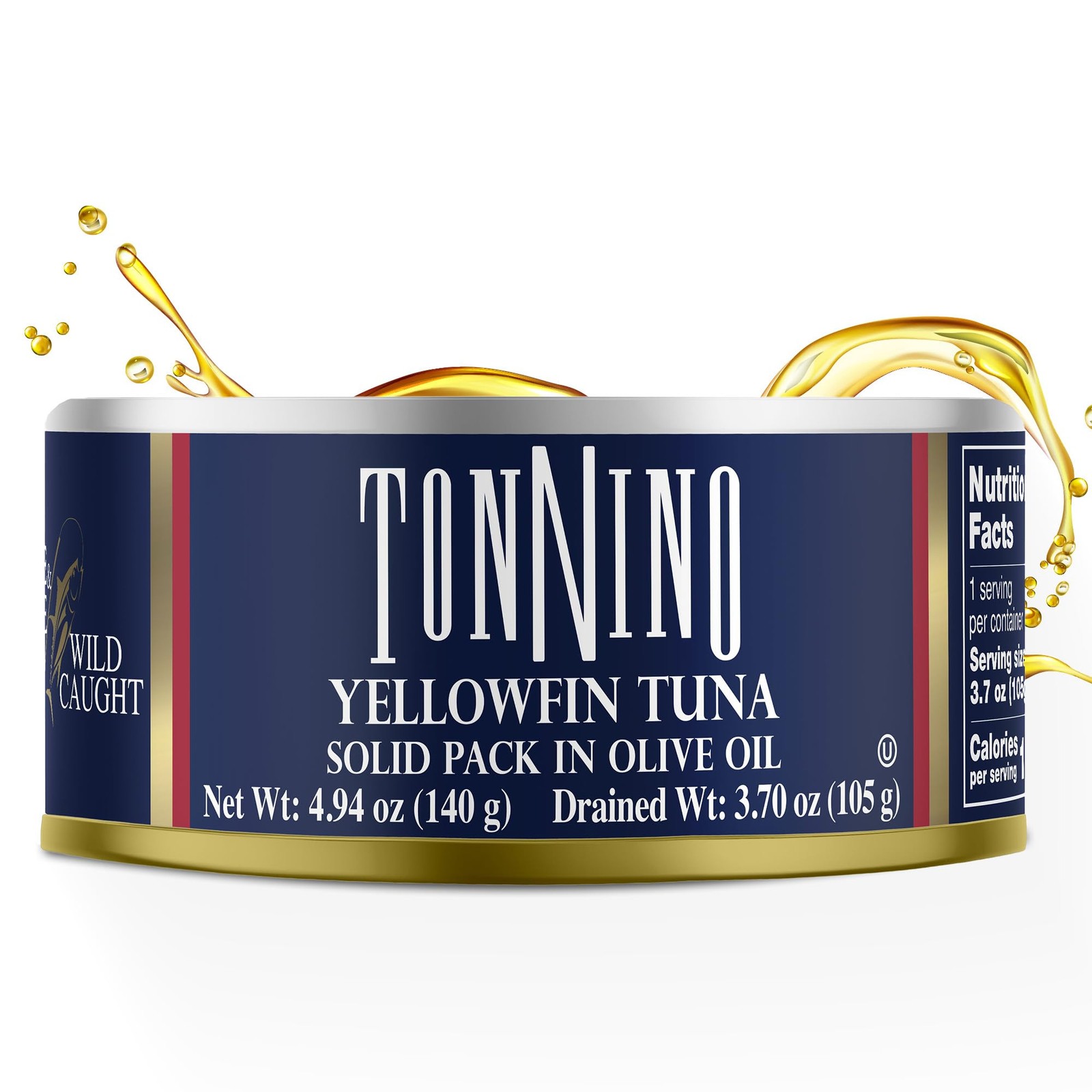 Yellowfin Tuna Fish in Olive Oil – Pack of 12 – Alternative to Salmon – Prote…