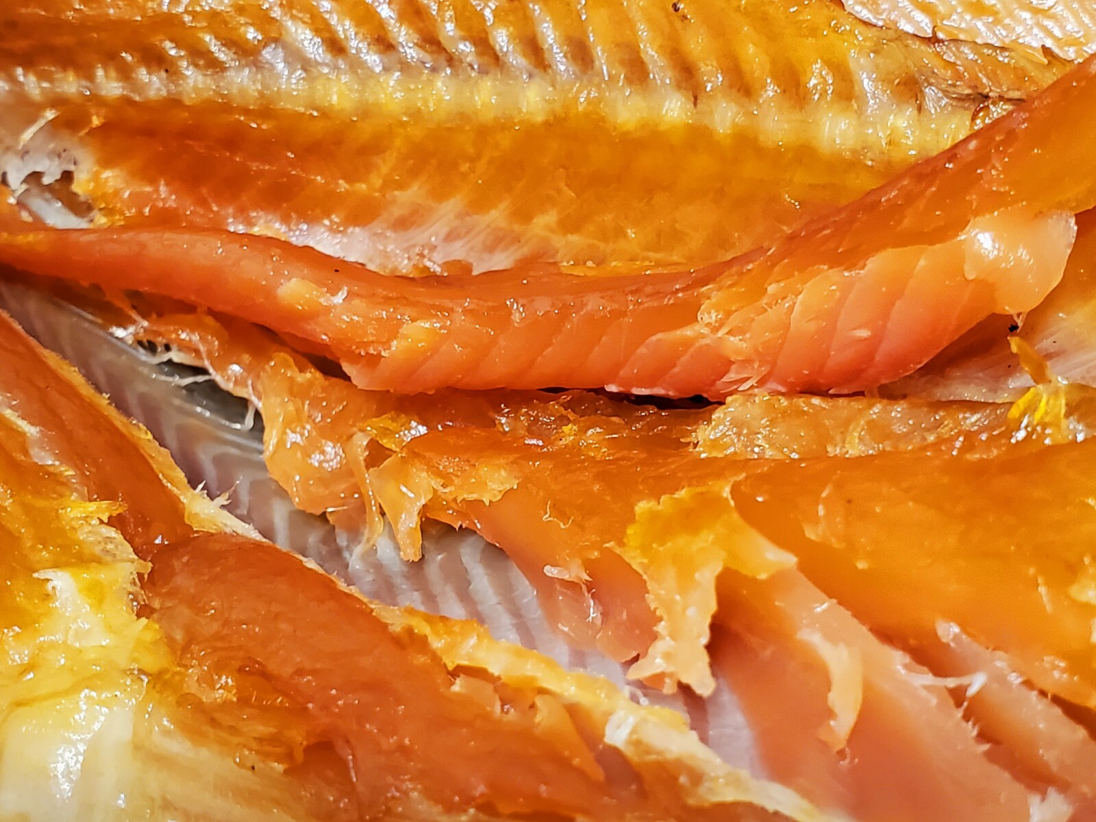 Trout, Cold smoked fish, Natural wood without liquid smoke
