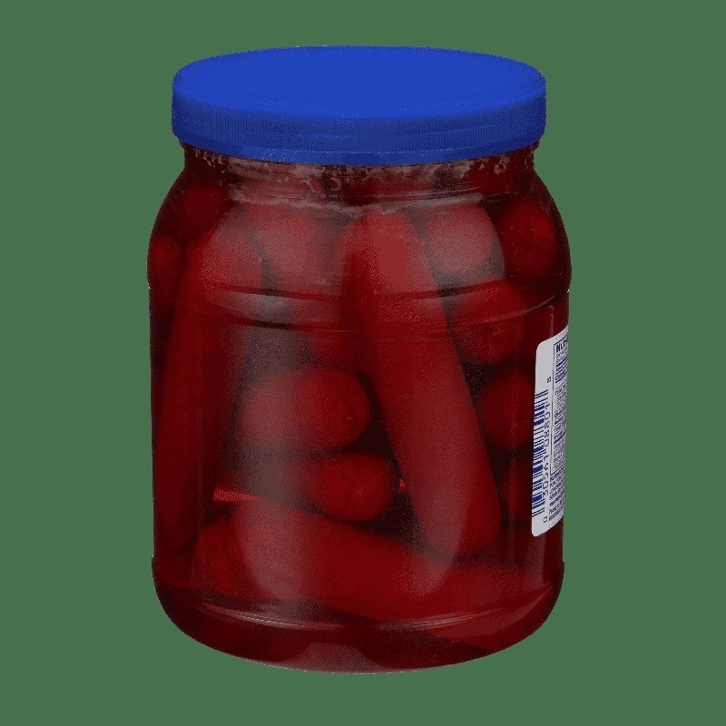 Pickled Sausages Fully Cooked Ready to Eat Protein Snack Resealable Jar 32oz New