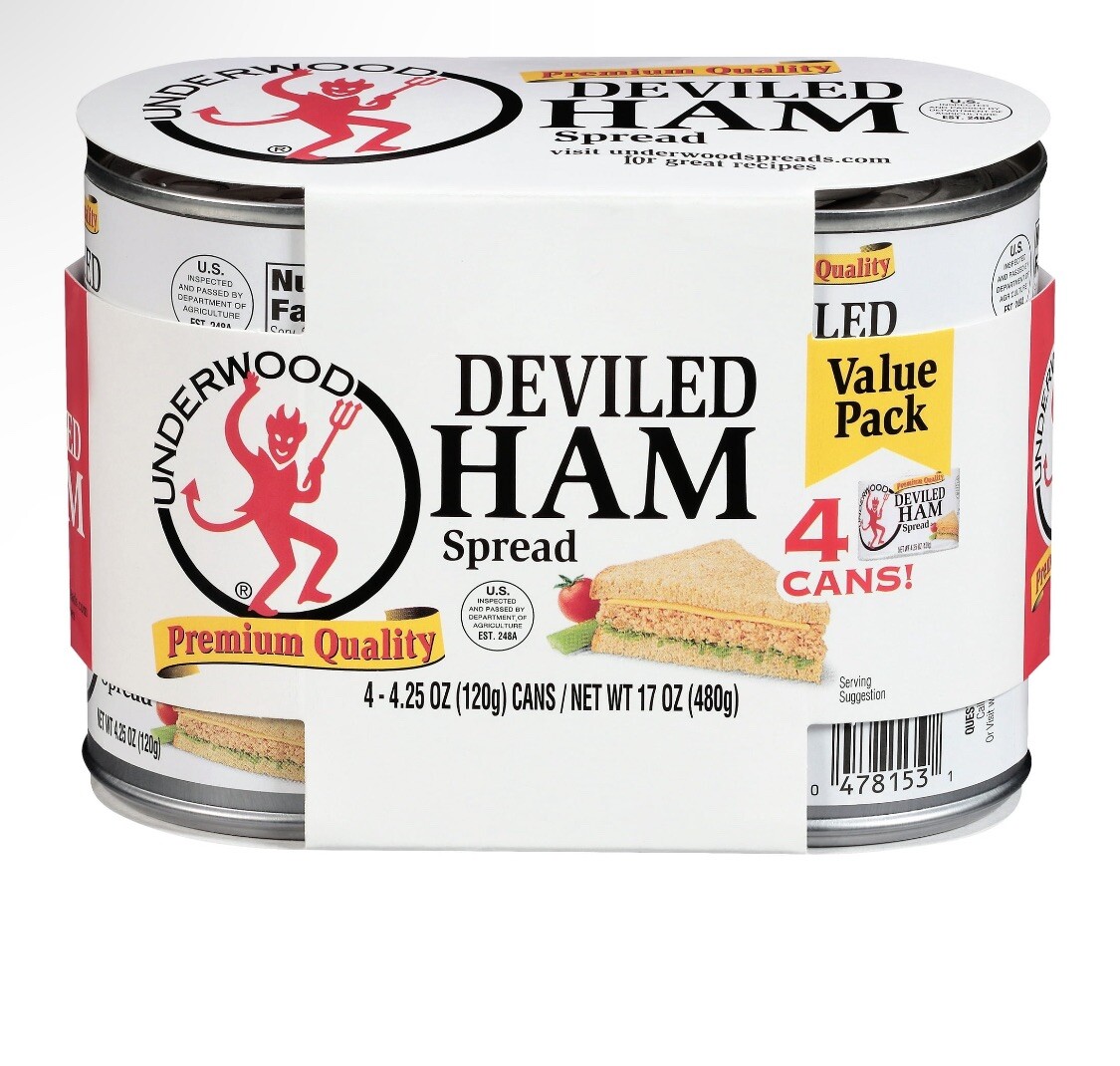(Pack of 4) Underwood Deviled Ham Spread, 4.25 Ounce – Compra Tus Diablitos 😊