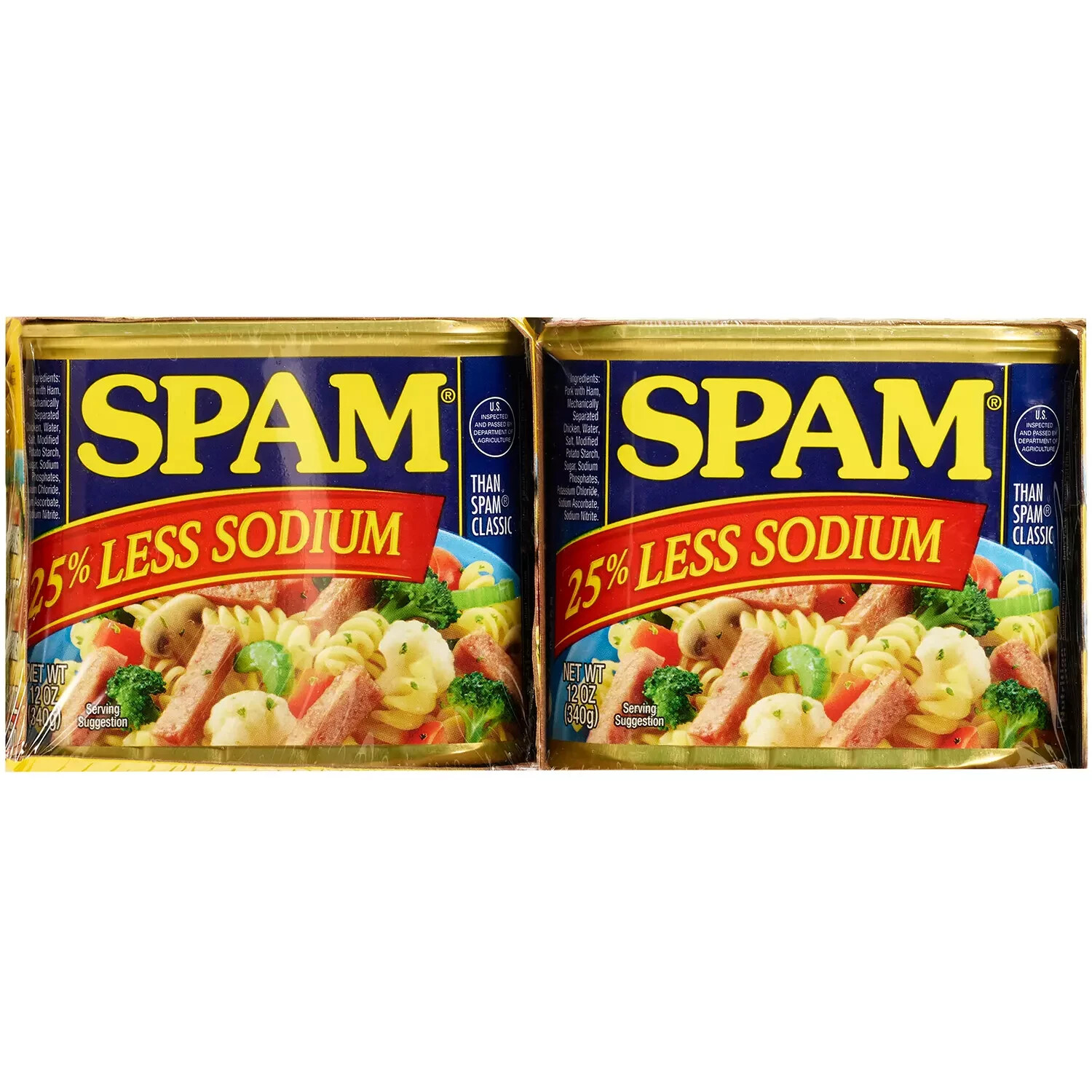 Spam 25% Less Sodium Than Spam Classic [12 oz., 8 pk.]