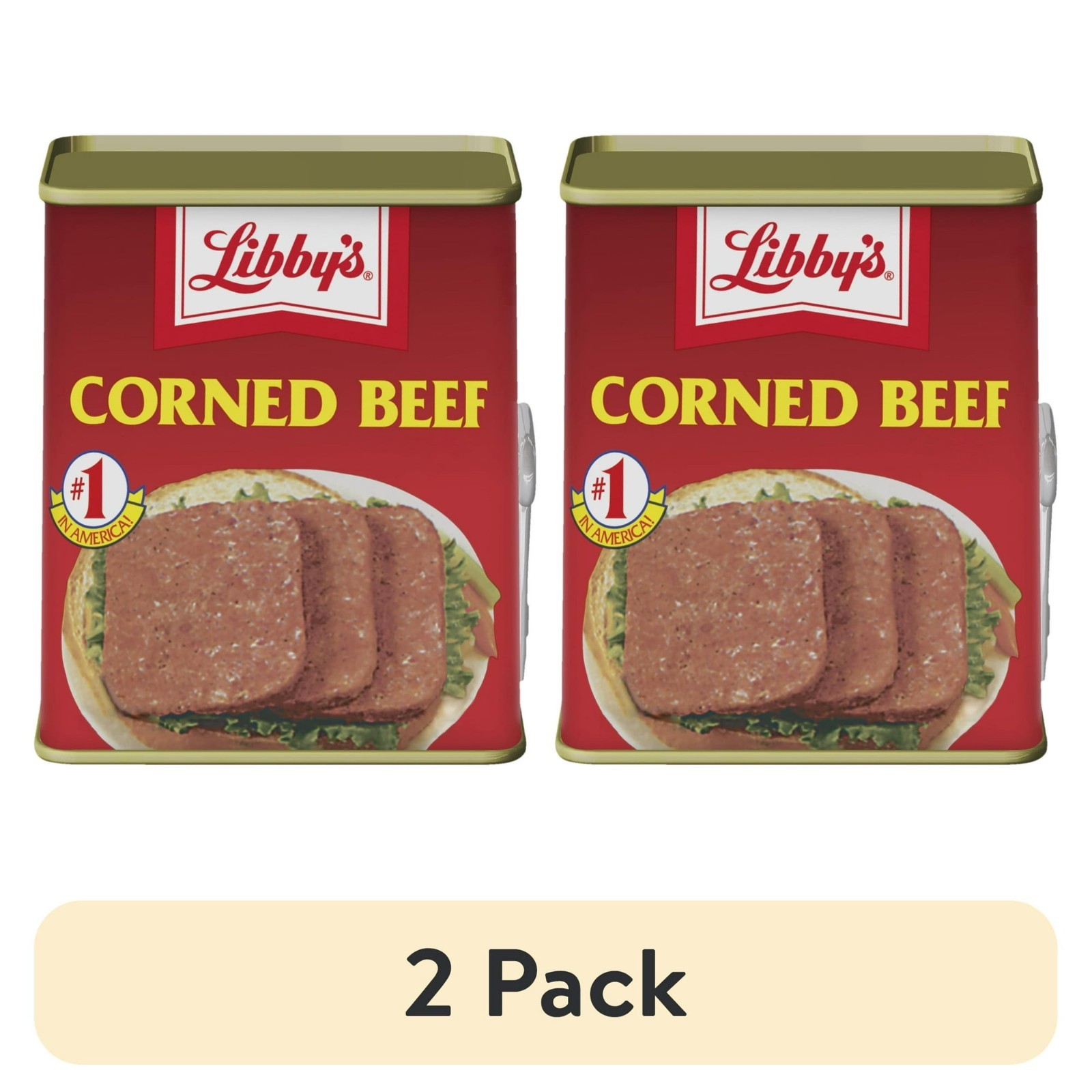 (2 pack) Libby’s Corned Beef, 12 oz Can…
