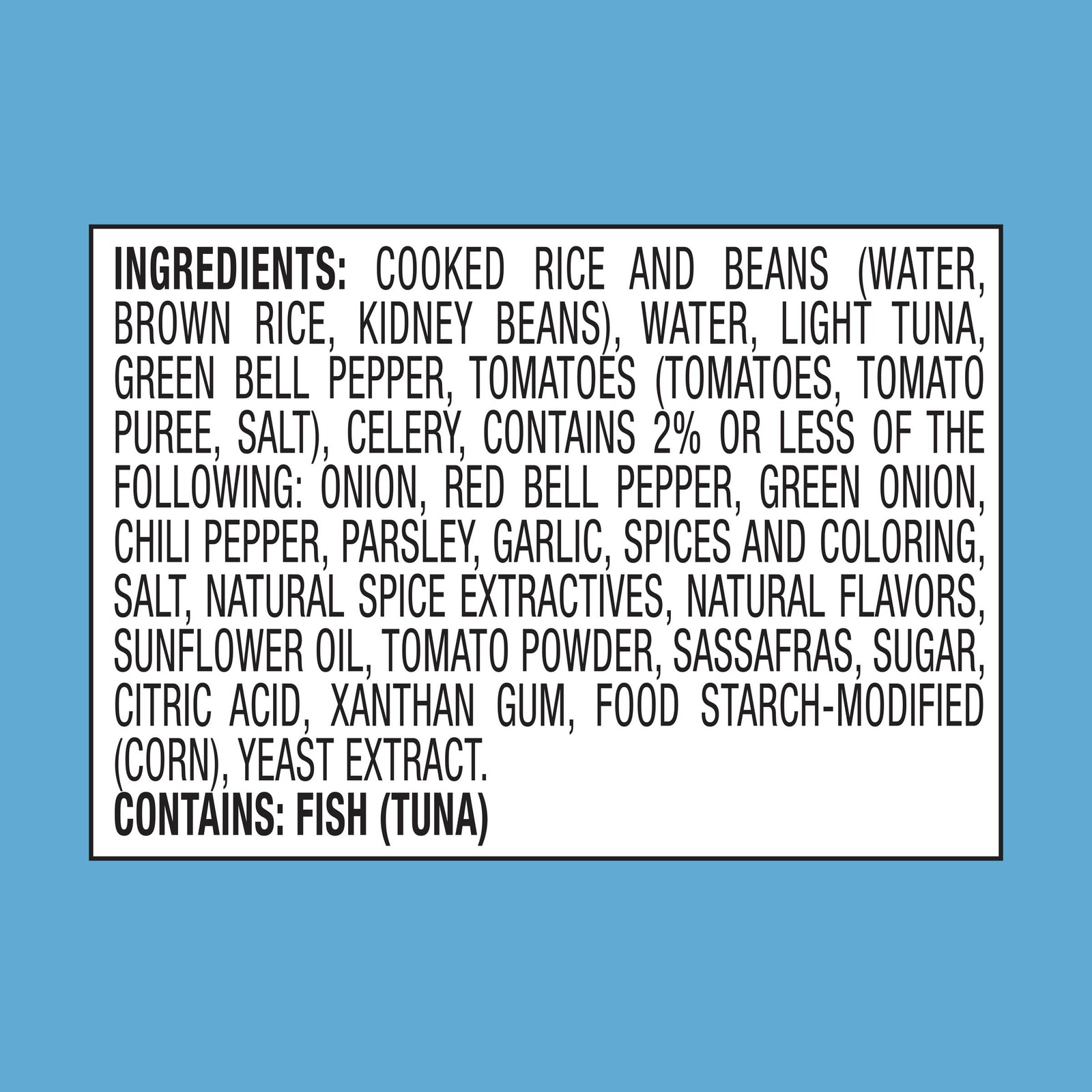 Tuna Rice and Beans Jambalaya Bowl – 4.5 oz Pouch for Quick Meals