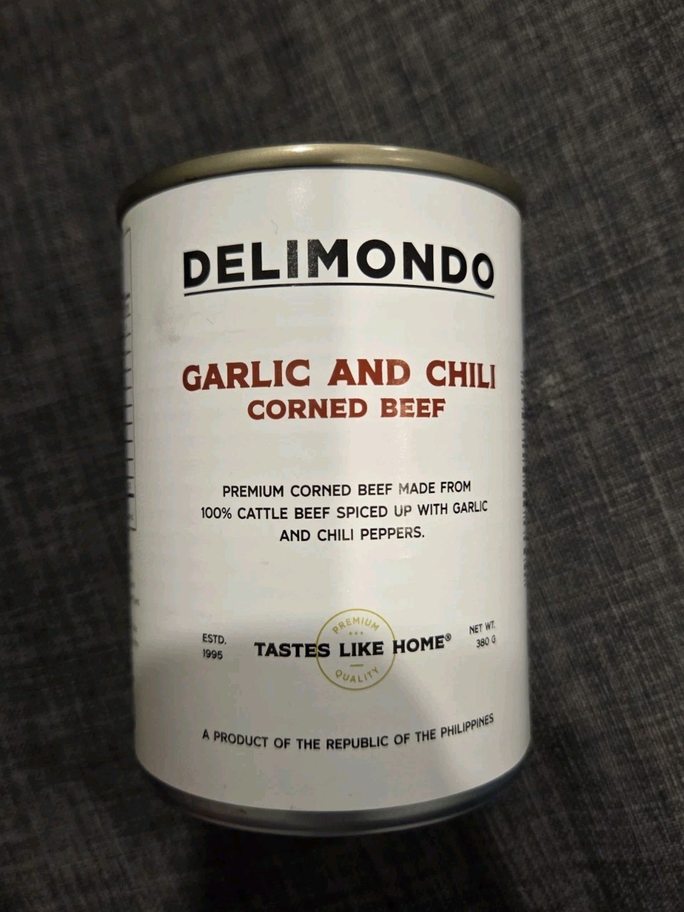 NEW Delimondo Corned Beef – Garlic And Chili – 380g