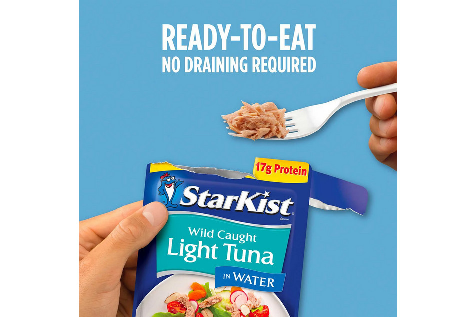 StarKist Chunk Light Tuna in Water 2.6 oz 10 Pack – Protein Pouch Lunch Snack