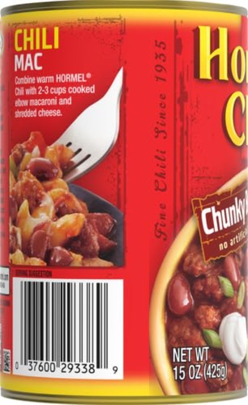 No Artificial Ingredients Chunky Beef Chili with Beans – 6 Cans of 15 Oz Each