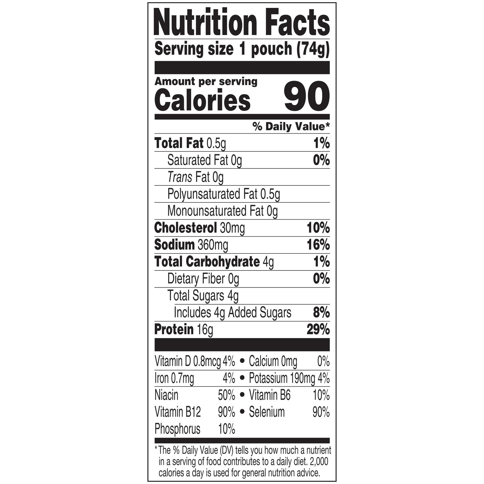 Wild Caught Tuna Pouches Sweet Spicy High Protein 2.6 oz 12 Pack for Quick Meals