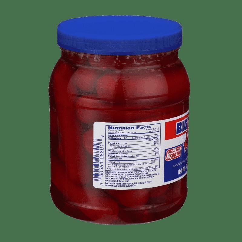 Ready To Eat Pickled Sausage Convenient Resealable Jar Fully Cooked Snack New