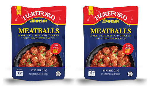 Hereford Meatballs with Spaghetti Sauce 2 Pack