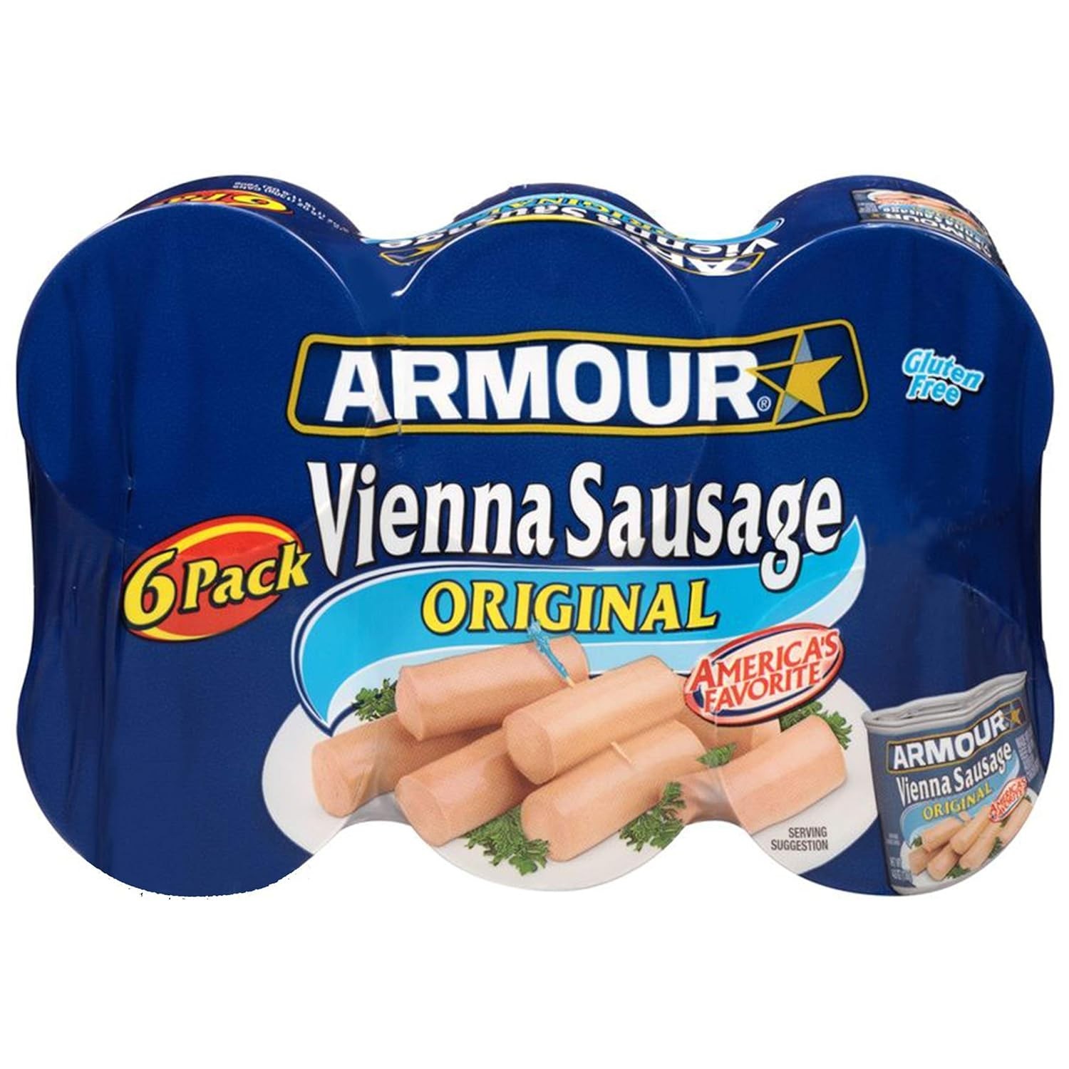 Star Vienna Sausage, 6 Cans of 4.6 oz – Easy Gluten Free Protein Snack