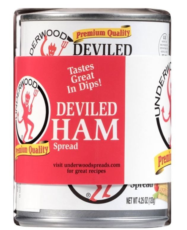 Underwood Deviled Ham Meat Spread canned long Life Meat, 4.25 ounce pack of 4…