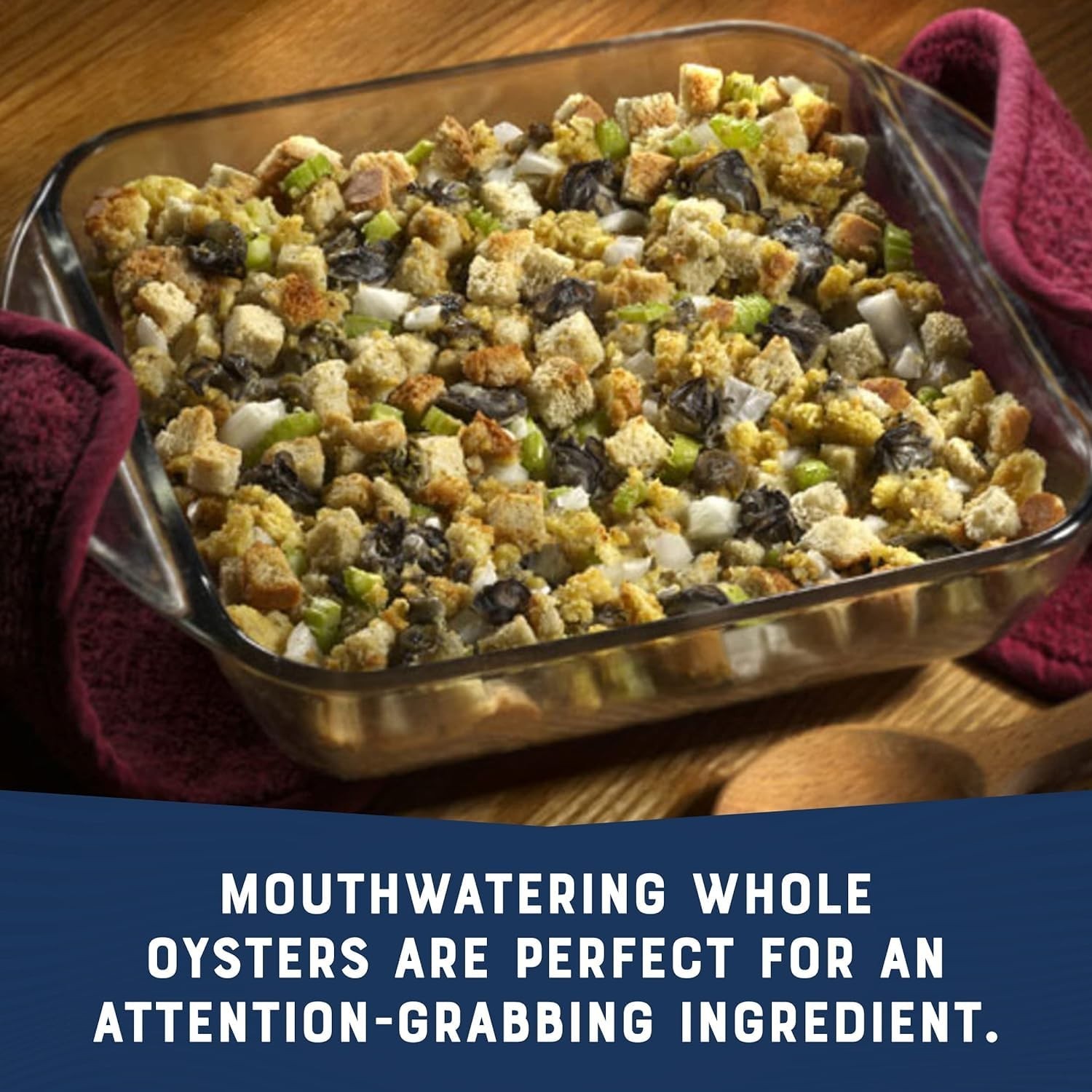 Ready to Eat Whole Oysters, 8 oz Can – Gourmet Flavor & 14g Protein Per Serving