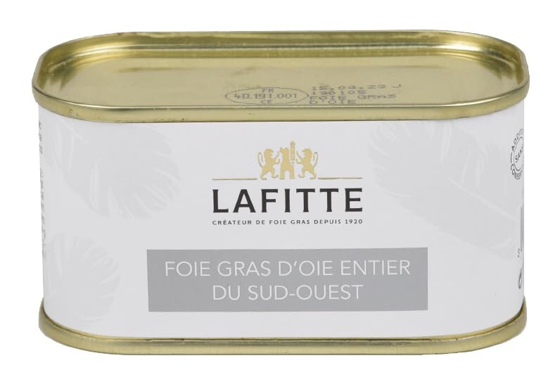 Maison Lafitte – IGP LANDES – Whole Goose Foie Gras – 4.58oz / 130gr tin