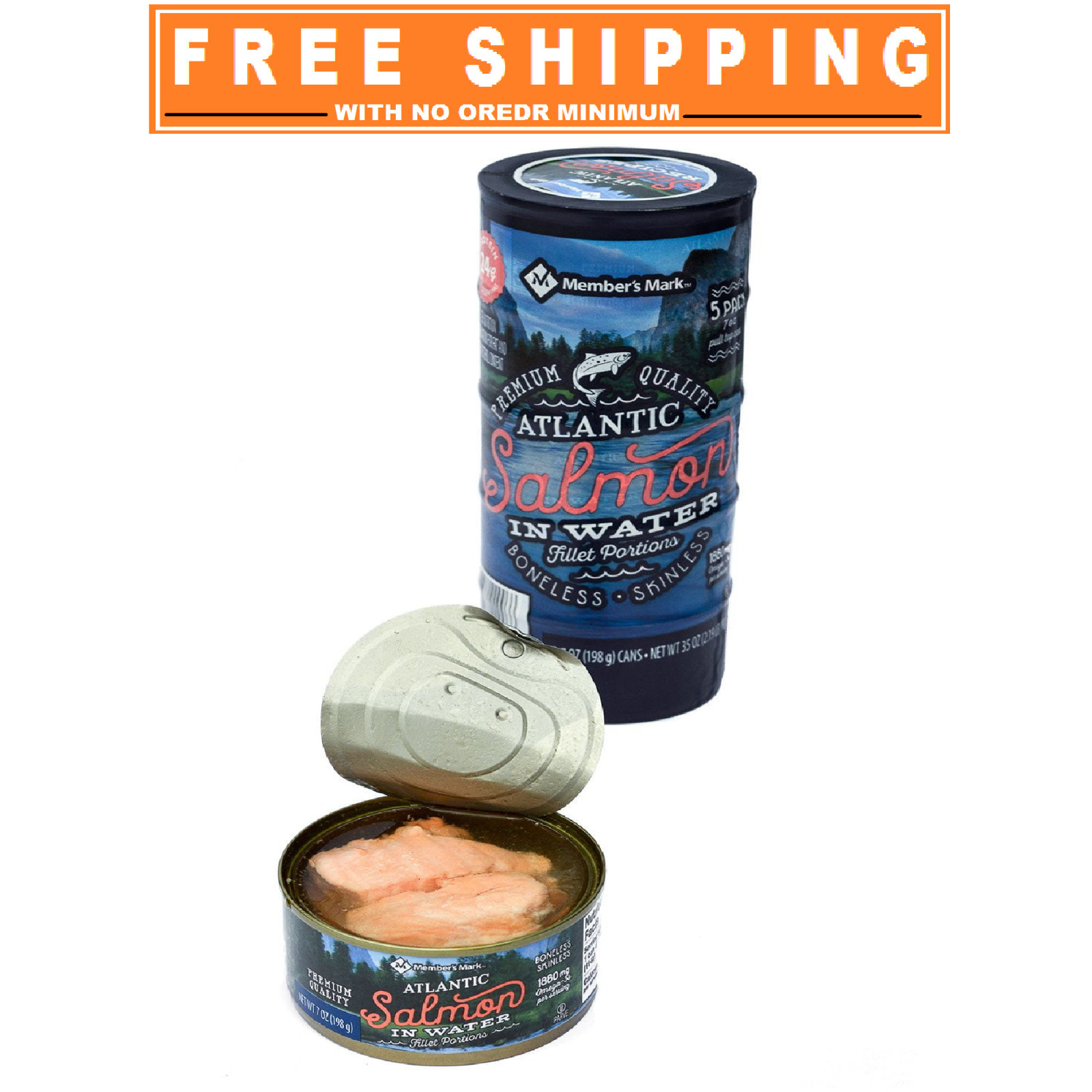 Member’s Mark Canned Atlantic Salmon (7 oz., 5 pk.)