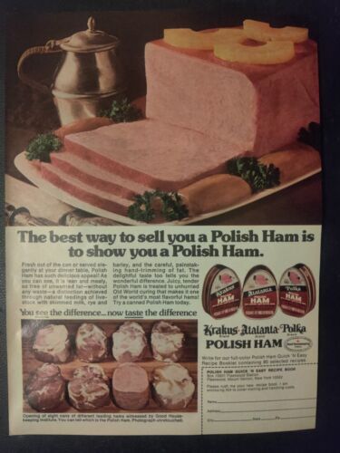 Krakus Imported Polish Boiled Deli HALF Ham ONLY 5.5lb !! US SELLER !!