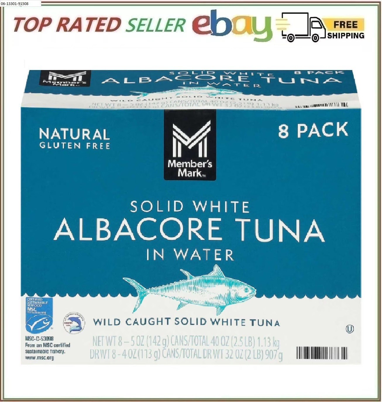 Member’s Mark Solid White Albacore Tuna (5 oz., 8 pk.)