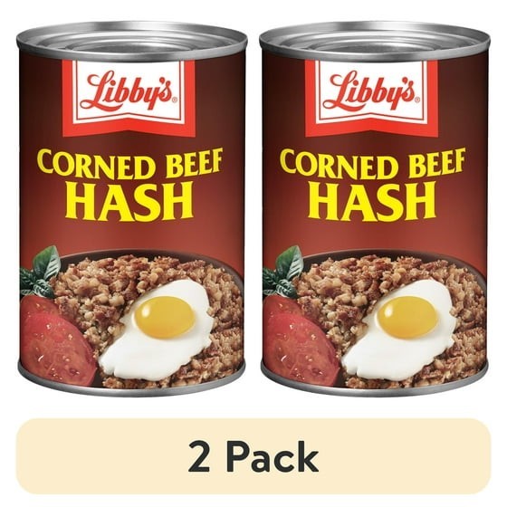 (2 pack) Libby’s corned Beef Hash 37g protein Per Serving Canned Food 15 oz…
