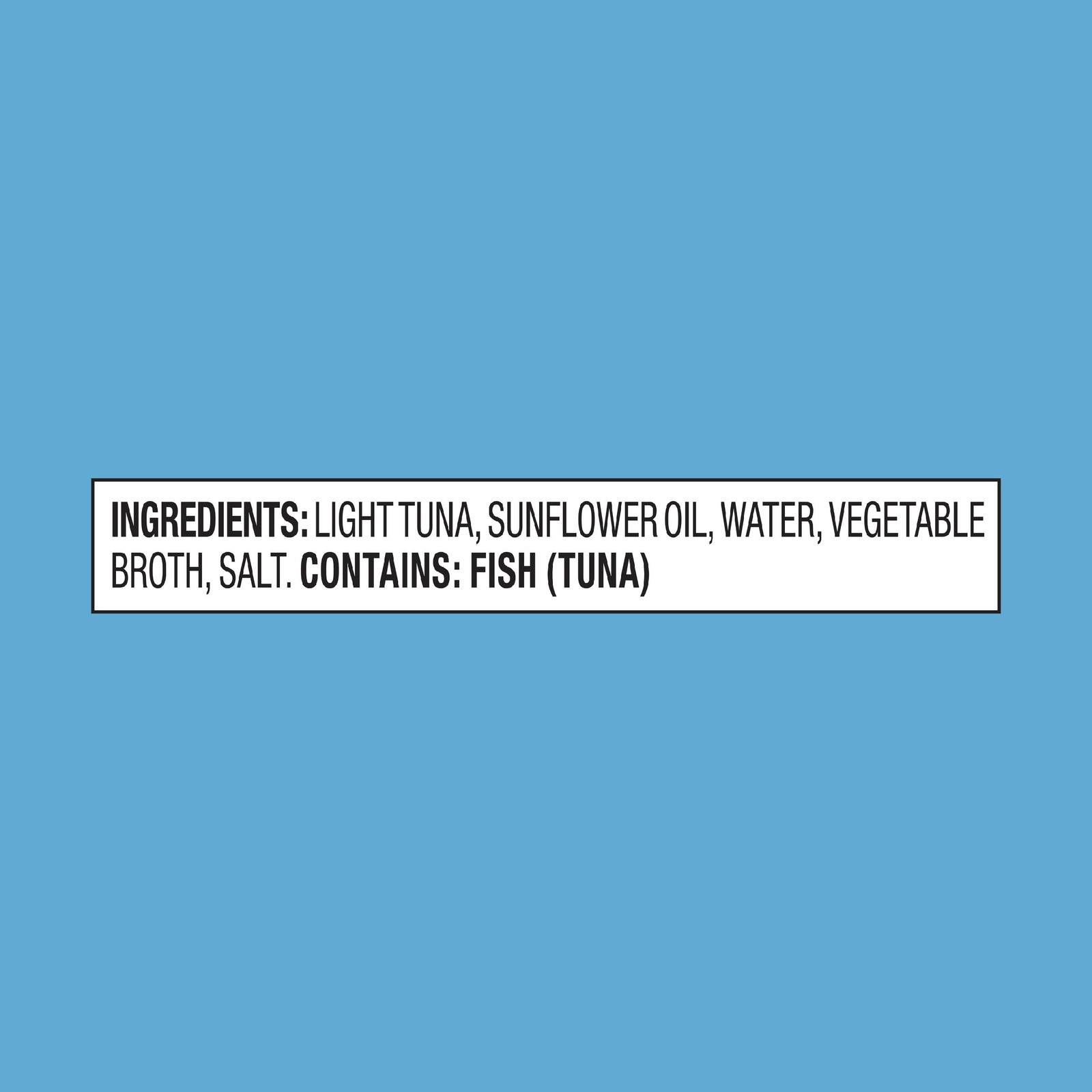 Chunk Light Tuna in Sunflower Oil 6.4 Oz Pack of 12 Cans