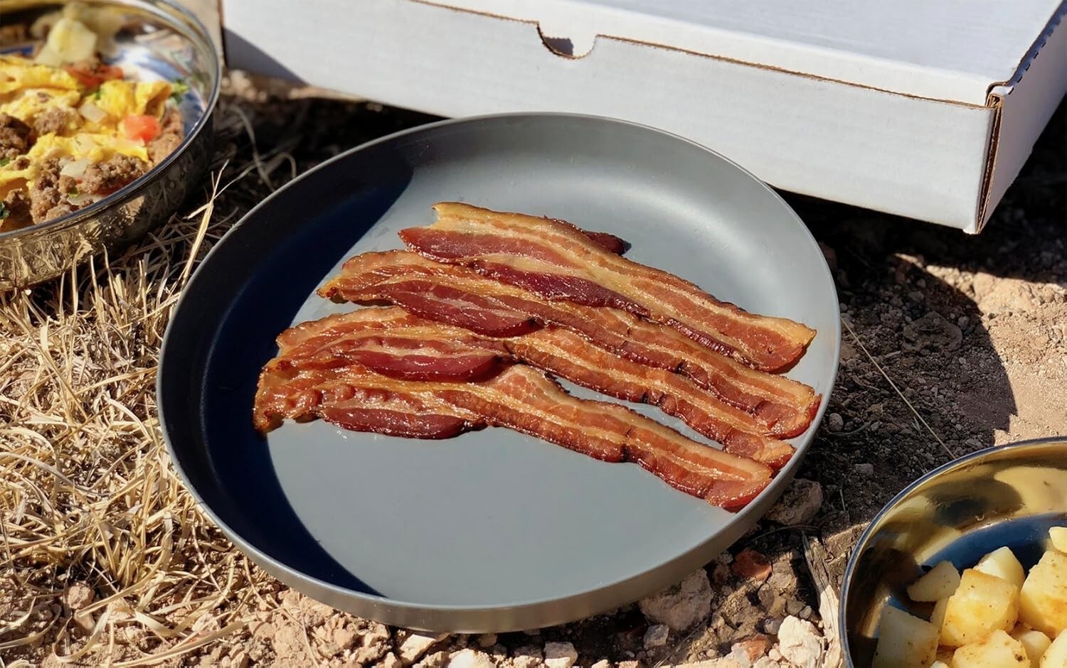 Fully Cooked Thick Cut Bacon – 80 Slices, 10-Year Shelf Life, Ready to Eat-~