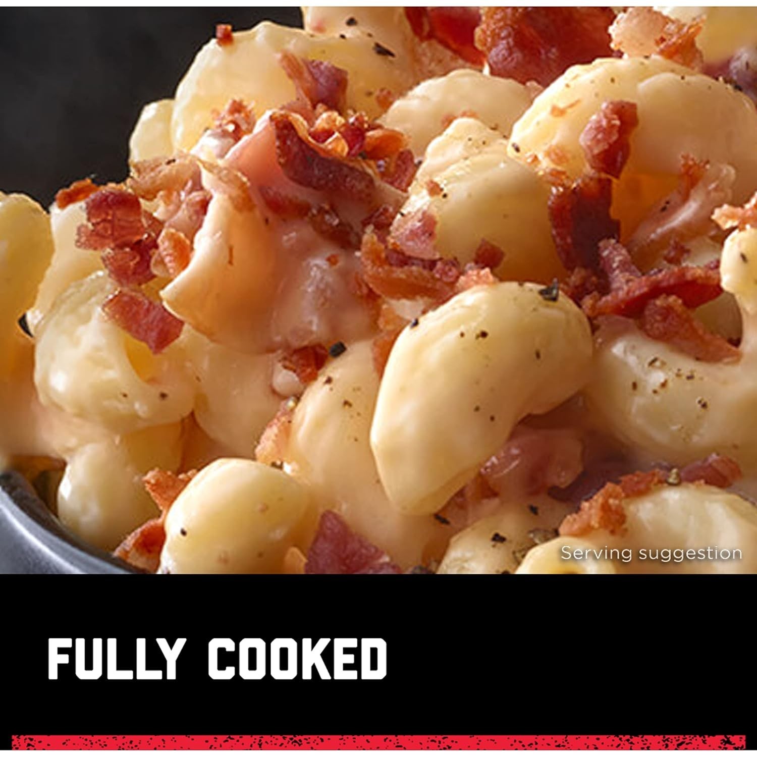Hormel Black Label Fully Cooked 100% Real Chopped Bacon, Natural Smoked, 3.5 Oz