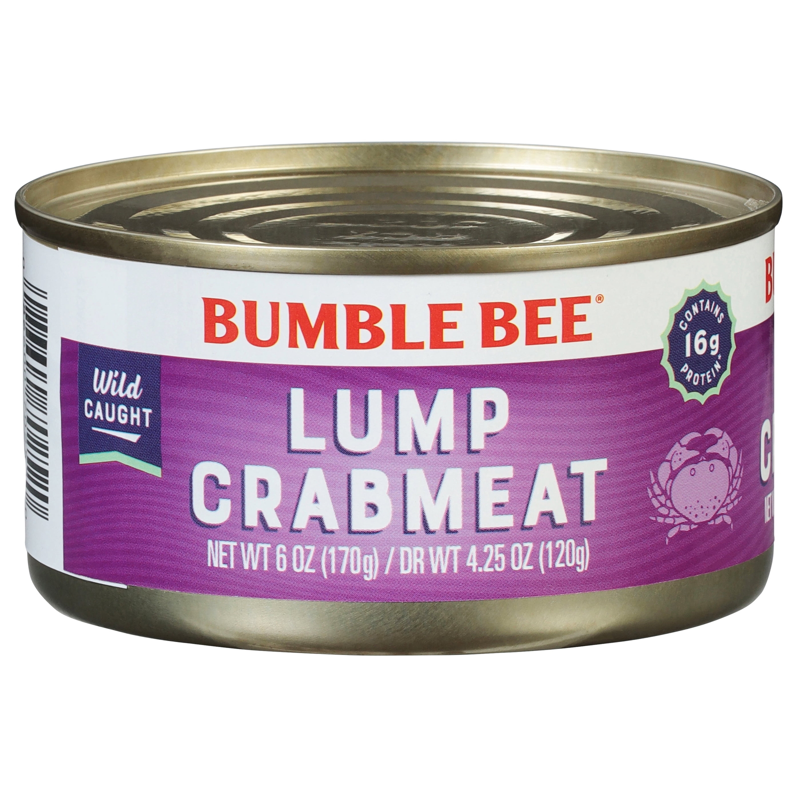 6oz can, Bumble Bee Fancy Lump Crabmeat, new