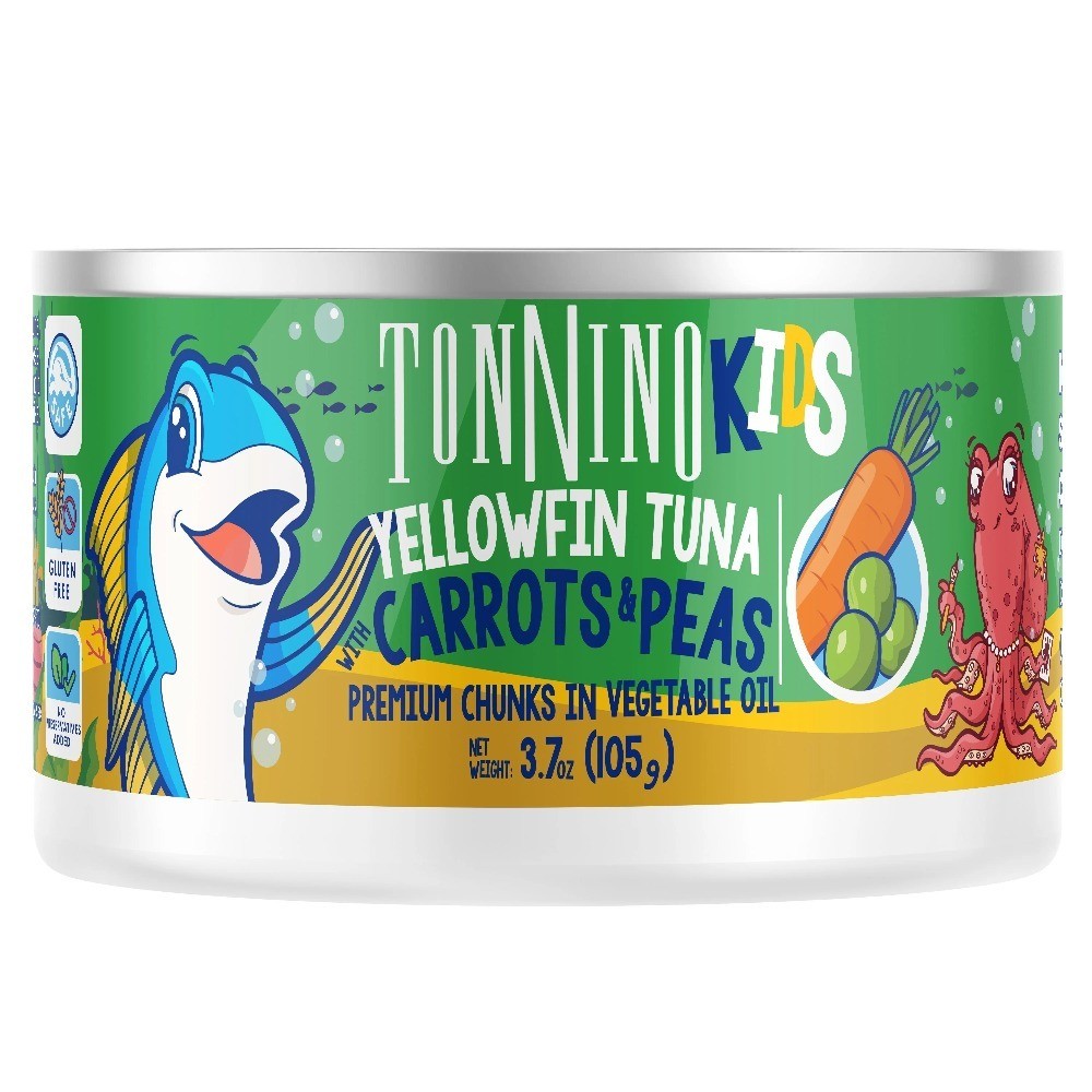 Premium Yellowfin Tuna Chunks with Carrots and Peas in Vegetable Oil 3-Pack 3.7