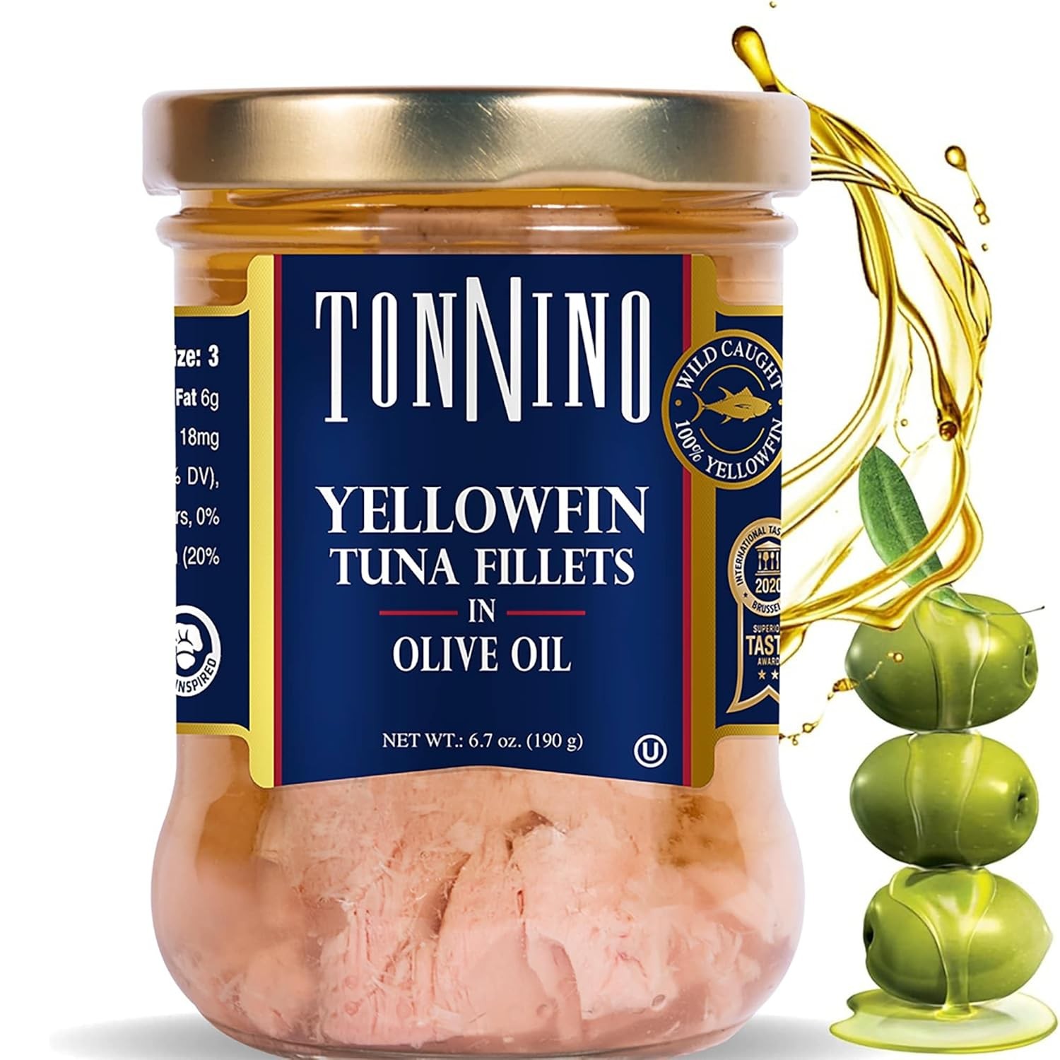 Tonnino Tuna Filet,Olive Oil, 6.7 Ounce