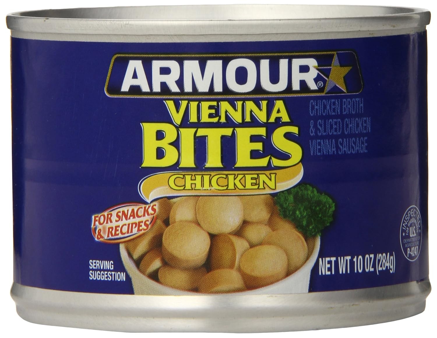 Star Vienna Sausage Bites Original Flavor Canned Sausage 10 OZ Pack of 12)