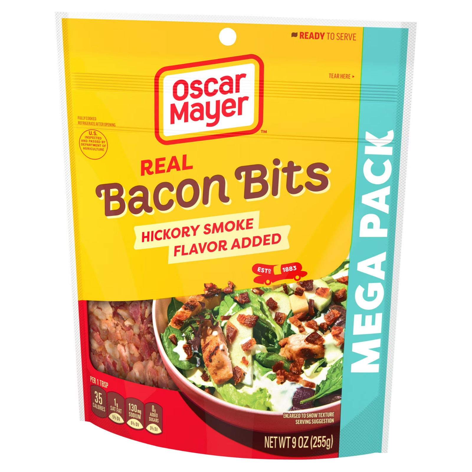 Oscar Mayer Real Bacon Bits Mega Pack, 9 oz Bag, 2-2.5 cups……….