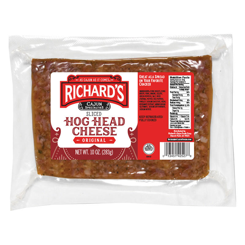 Richard’s Original Hog Head Cheese 10 Oz (4 Pack)