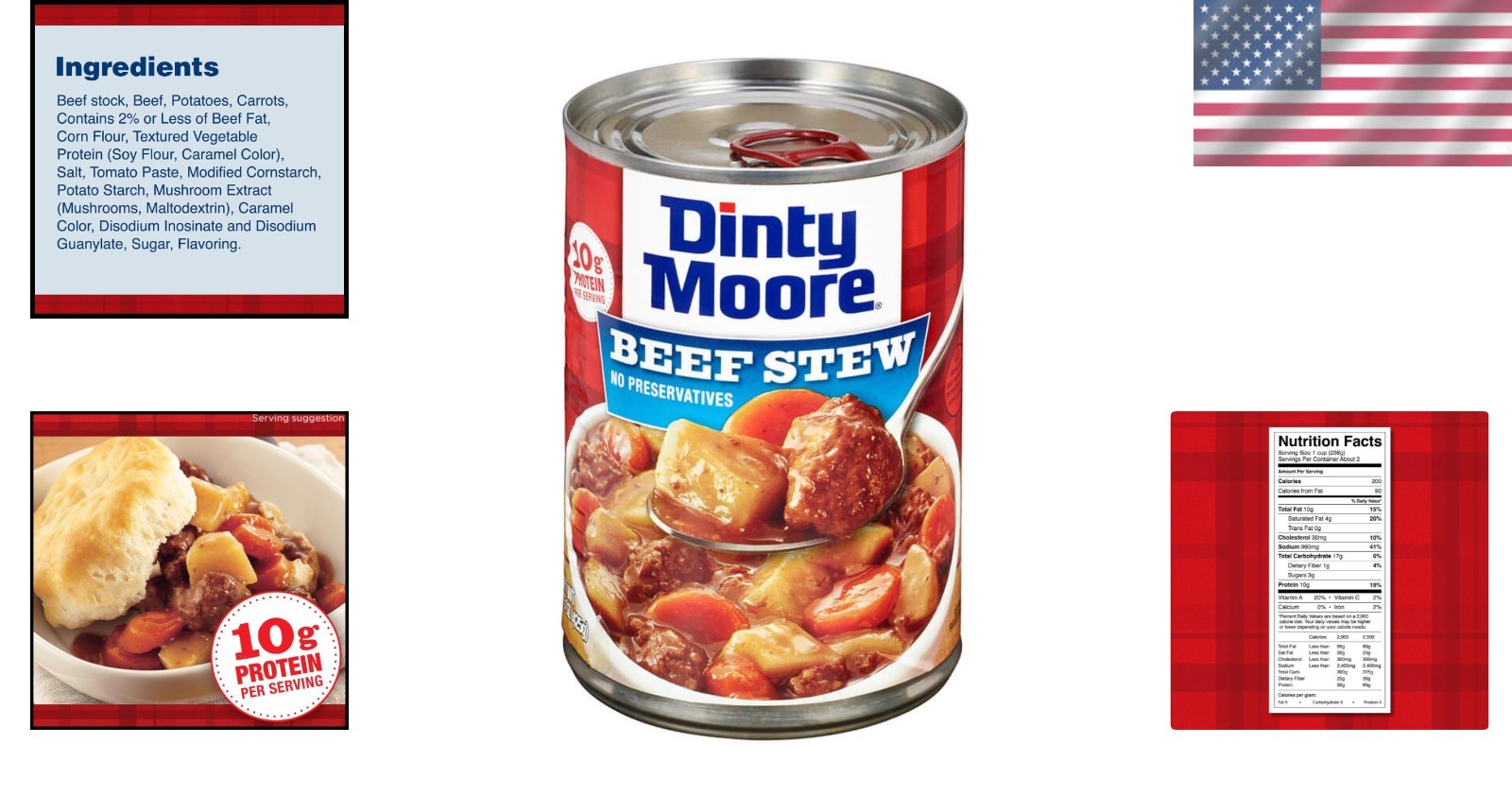 Dinty Moore Beef Stew 12 Pack – Perfect for Noodles & Pies
